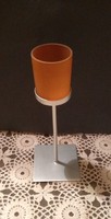 Steel candle holder or candle holder with multi-colored candle glass, I recommend it!