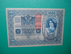 1000 Korona 1918 with dö seal