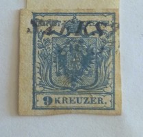 Regi  Belyeg.   1850.  9 Kreuzer