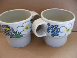 Rosenthal studio linie mug paired with forget-me-not, daisies