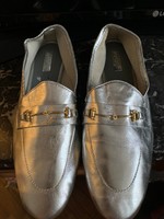 Új ezüst színű Topshop bőr cipő 40/40,5-ös