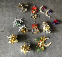 Old Christmas tree decorations, 12 pieces together