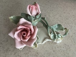 ENS porcelán rózsa nagy méret
