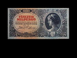 10 000 MILPENGŐ - HAJTÁSMENTES - 1946.04.29 (Inflációs bankjegy!)