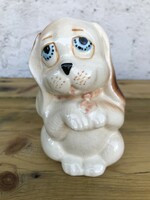 Retro faience beagle? Porcelain puppy