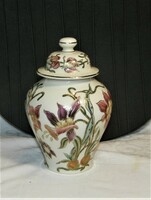 Zsolnay orchideás urna véza - fedeles váza