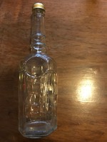Old, beautiful drinking glass bottle, without inscription. In case someone collects it.