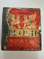 Empire very old metal box with sphinxes on the front for Delphi Hellas cigarettes