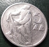 Lengyelország 1959. 5 zlotyi