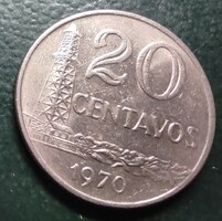 Brazília 1970. 20 centavos