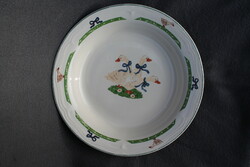 Three old plates with geese, marten for the day!
