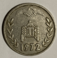 Algéria 1 Dinár, 1972 (FAO - Földreform FAO – Földreform (kézfogás-traktor- gabona kalász)) (9)
