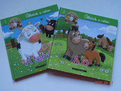 DeAgostini: Állatok a réten sorozat 1. és 2. - A tehén + A ló - két kötet együtt