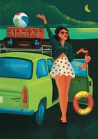 We arrived at the campsite with the green trabant - (Hungarian retro series)