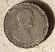 Horthy silver 5 pengő 1930