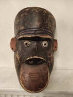 Antique Bamileke Tribe Mask, Cameroon, Monkey, African Mask 463 dob 40 4806