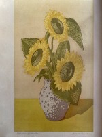 Jánosi Sándor linocut
