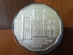 150 éves a Dohány utcai zsinagóga 5000 forint ezüst érme 2009 BU