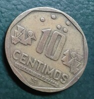 Peru 1996. 10 centimos