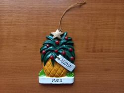 Christmas pendant from Hawaii, tourist souvenir