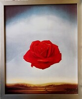 Salvador Dali – Meditative Rose – színes litográfia – 636.