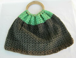 Nagyon retro horgolt táska szatyor