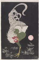 Ito jakachu - rooster - canvas reprint