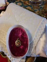 Gold small Virgin Mary pendant