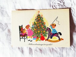 Kató K. Lukats: Christmas graphics. 1966, Postman 388