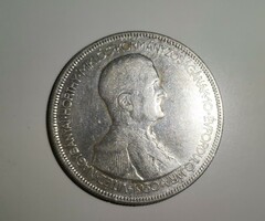 Horthy Miklós 5 pengő 1930 ezüst