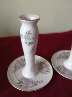 Zsolnay flower pattern candle holder