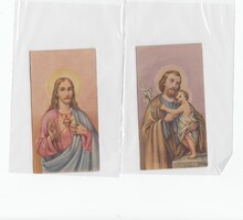 2 St. images - prayer images 
