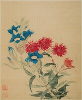 Ma yuanyu - yarrow and thyme - canvas reprint