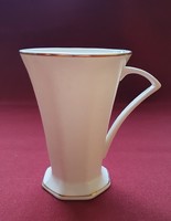 Porcelán kávés teás különleges formájú csésze bögre
