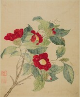 Ma yuanyu - camellia - canvas reprint