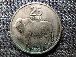 Botswana zebu 25 thebe 1976 (id48606)
