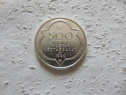 Budapest 500 HUF 1990 bu 28 grams 900 silver