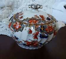 Antique faience Copeland Spode sugar bowl - Bertha