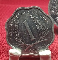 Karib szigetek 1994. 1 cent