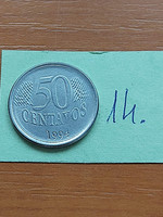 Brazil brasil 50 centavos 1994 stainless steel 14