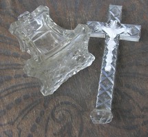 Crystal table crucifix