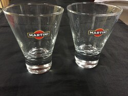 10 db Martini feliratos  üveg pohár