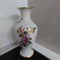 Hollóházi nagy méretű porcelán váza
