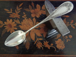 Antique silver larger dessert - children's spoon