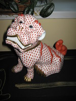 Herend Chinese, scaly foo dog, huge !!