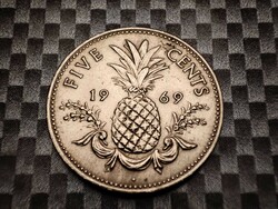 Bahama-szigetek 5 cent, 1969