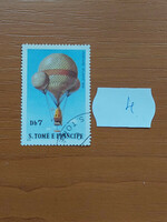 St. Tomé e principe 1979 the history of flight - balloons 4