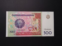 Üzbegisztán 500 Cym 1999 Unc