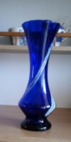 30X10.5 Cm blue glass vase xx