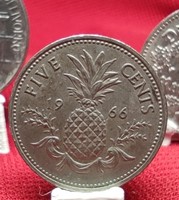 Bahama szigetek 1966  5 cent